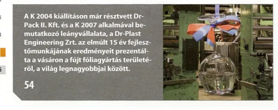 Az eredeti cikk előnézete: Forgómagos fújtfólia-gyártás